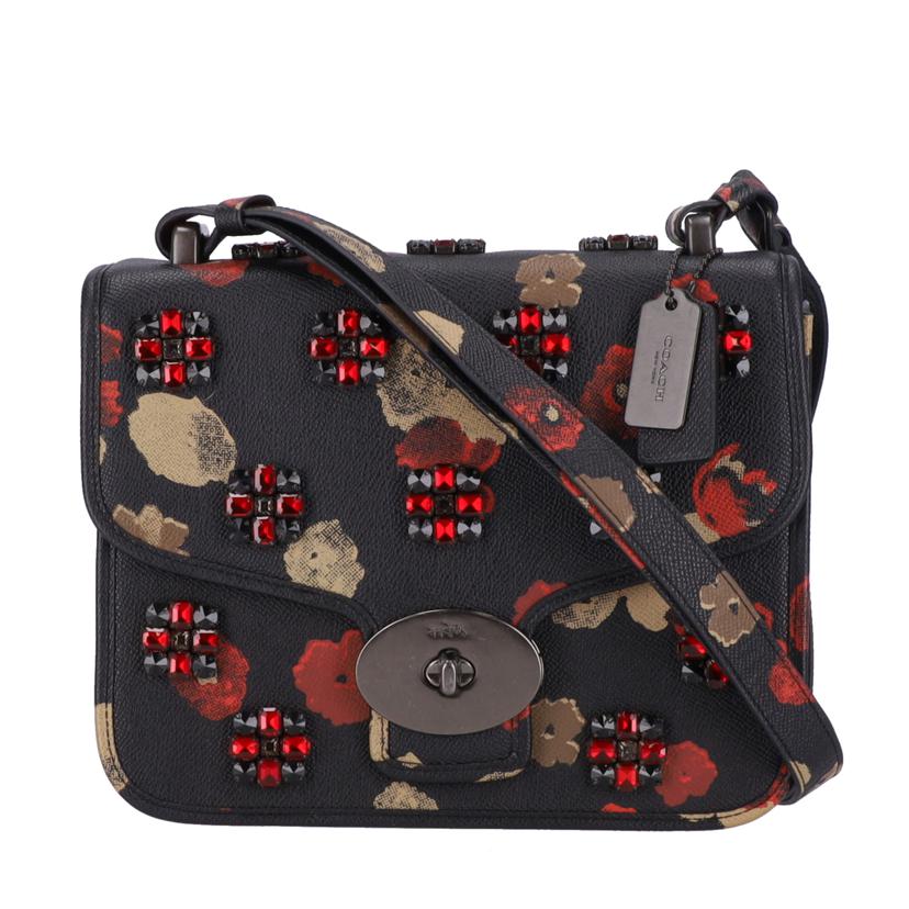 COACH コーチ/ペイジフラップフローラルジュエル/斜め掛けショルダー/33168//G14**/SAランク/78