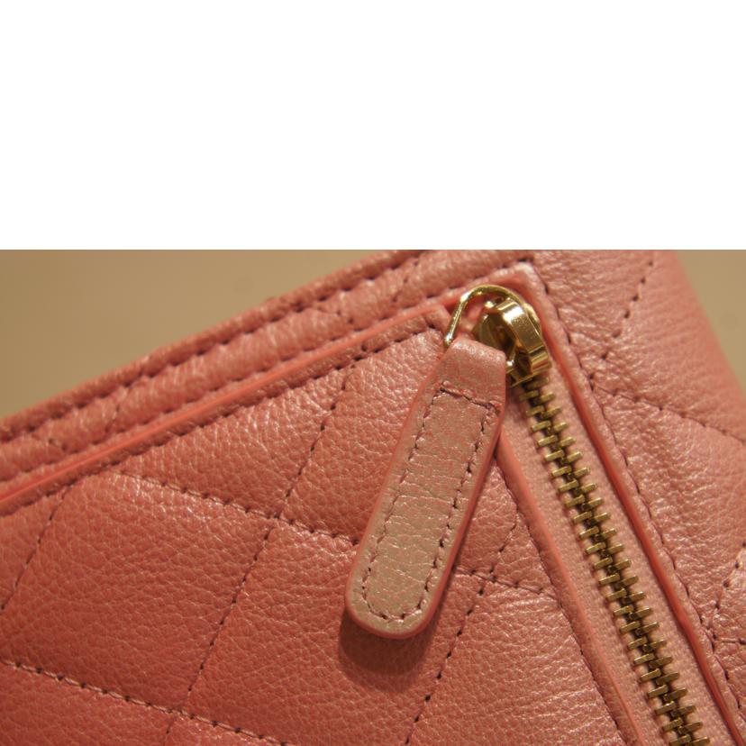 CHANEL シャネル/タイムレスクラシックラインスモールフラップウォレット/ピンク/AP0231//GEH*****/SAランク/92