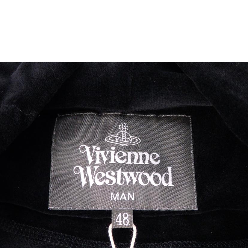 Vivienne Westwood man ヴィヴィアンウエストウッド/ワンポイントORB ベロアジップパーカー/229-047 5621//SAランク/76