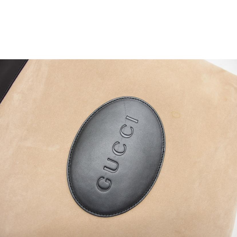 GUCCI グッチ/ラウンドロゴスエードハンドバッグ/ベージュ/002・8000//001***/ABランク/04