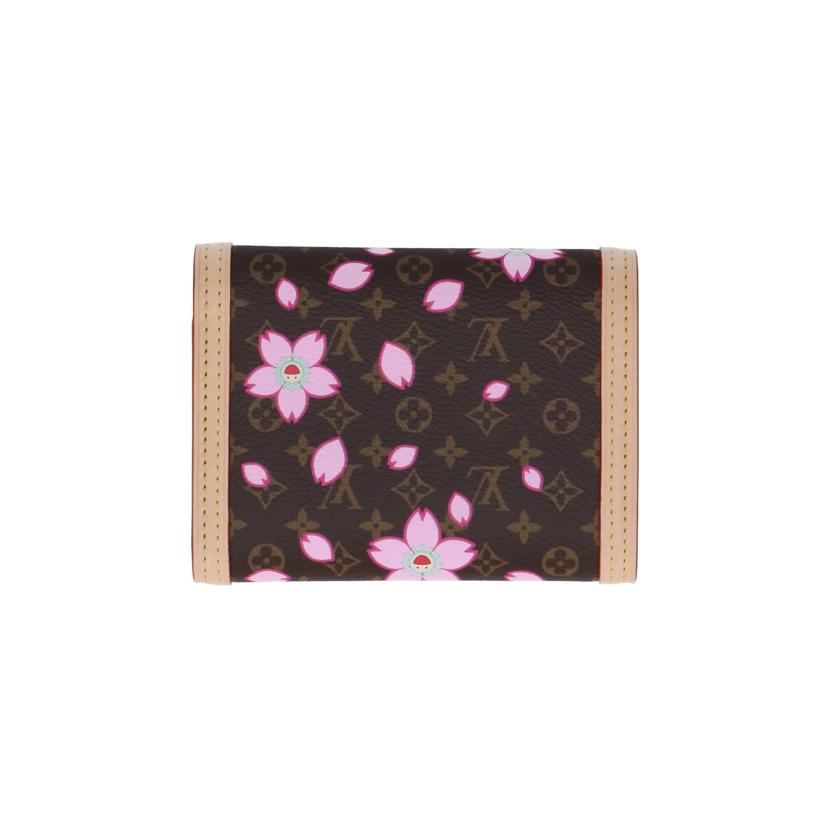 LOUIS VUITTON ルイヴィトン/ポルトフォイユ・ヴィクトリーヌ/村上隆/チェリーブロッサム/M13427//RFI*/SAランク/91
