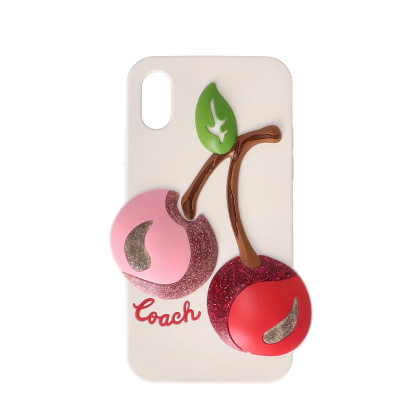 COACH コーチ/チェリー//iPhone10/10sスマホケース/F65093//Sランク/78