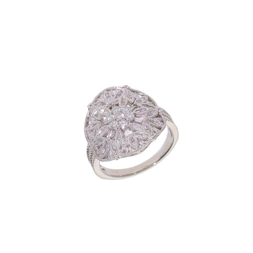 K18WG ダイヤリング0.75ct //Aランク/69