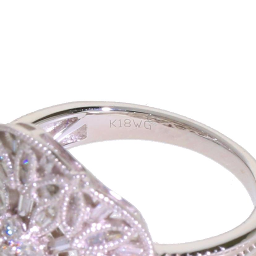 K18WG ダイヤリング0.75ct //Aランク/69