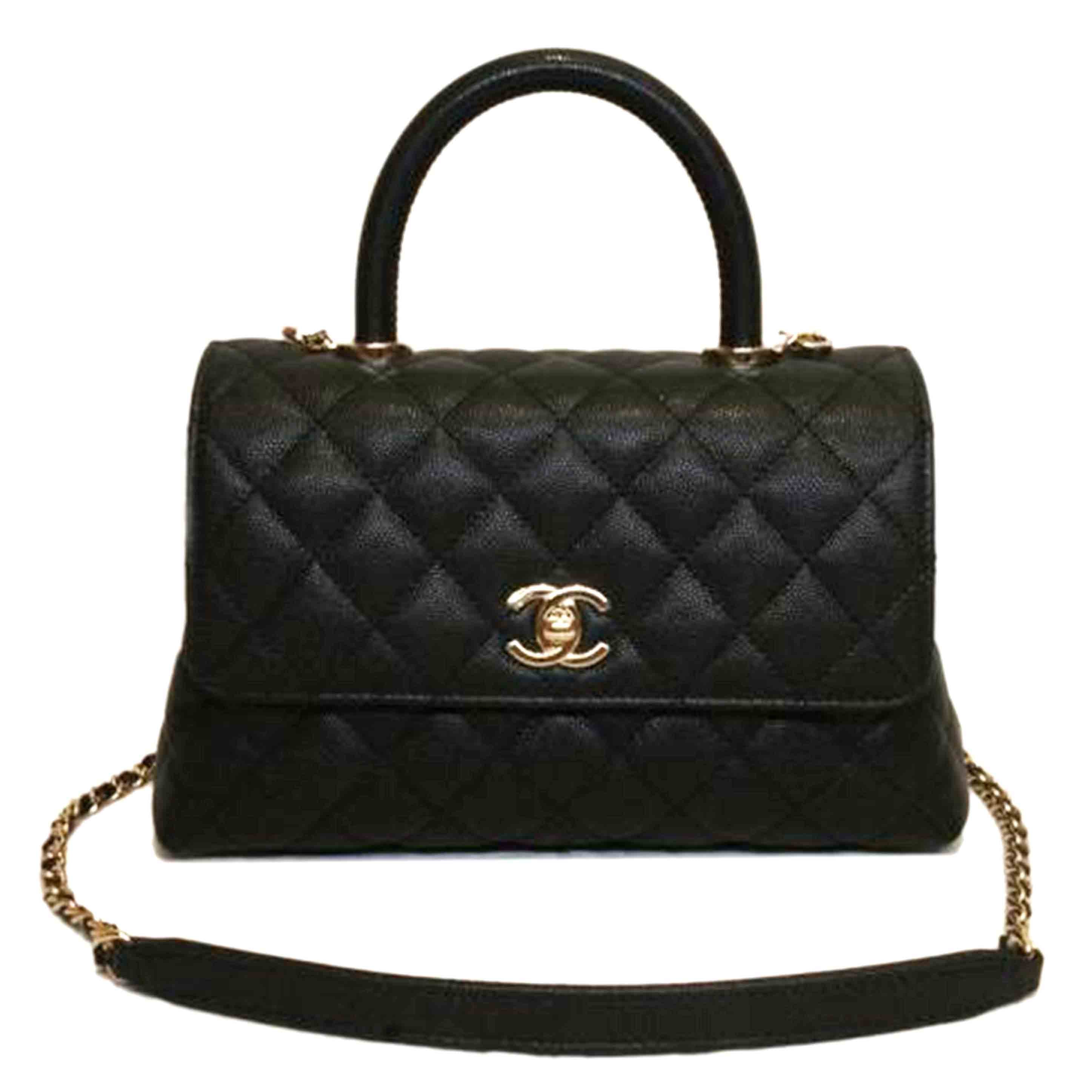 CHANEL シャネル/ココハンドルXS/24/キャビアスキン/トップハンドル//P95*****/SAランク/92