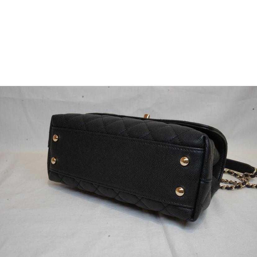 CHANEL シャネル/ココハンドルXS/24/キャビアスキン/トップハンドル//P95*****/SAランク/92