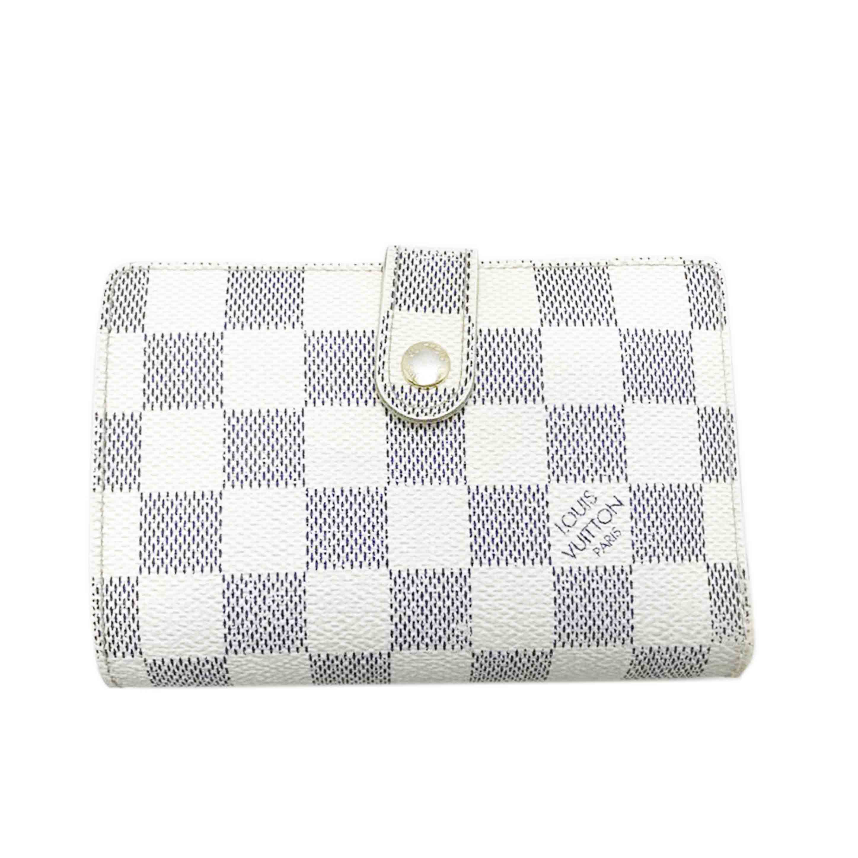 LV ルイヴィトン/ポルトフォイユ ヴィエノワ ダミエ アズール/N61676//MI1***/Bランク/51