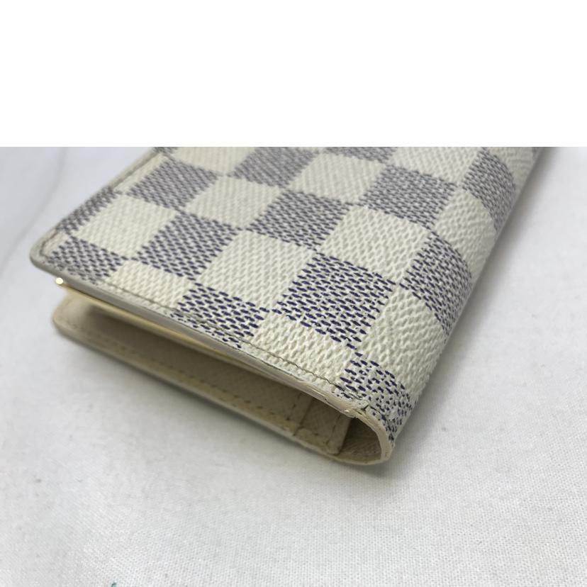 LV ルイヴィトン/ポルトフォイユ ヴィエノワ ダミエ アズール/N61676//MI1***/Bランク/51