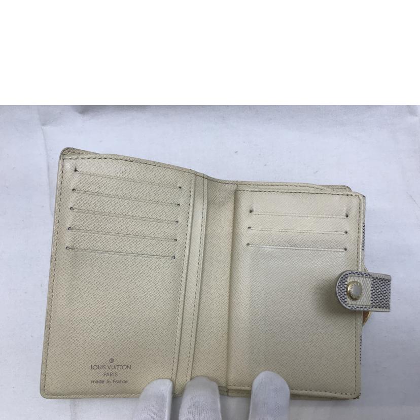 LV ルイヴィトン/ポルトフォイユ ヴィエノワ ダミエ アズール/N61676//MI1***/Bランク/51