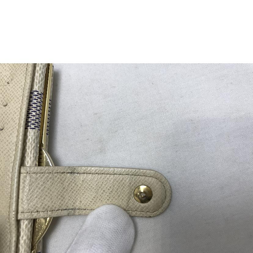 LV ルイヴィトン/ポルトフォイユ ヴィエノワ ダミエ アズール/N61676//MI1***/Bランク/51