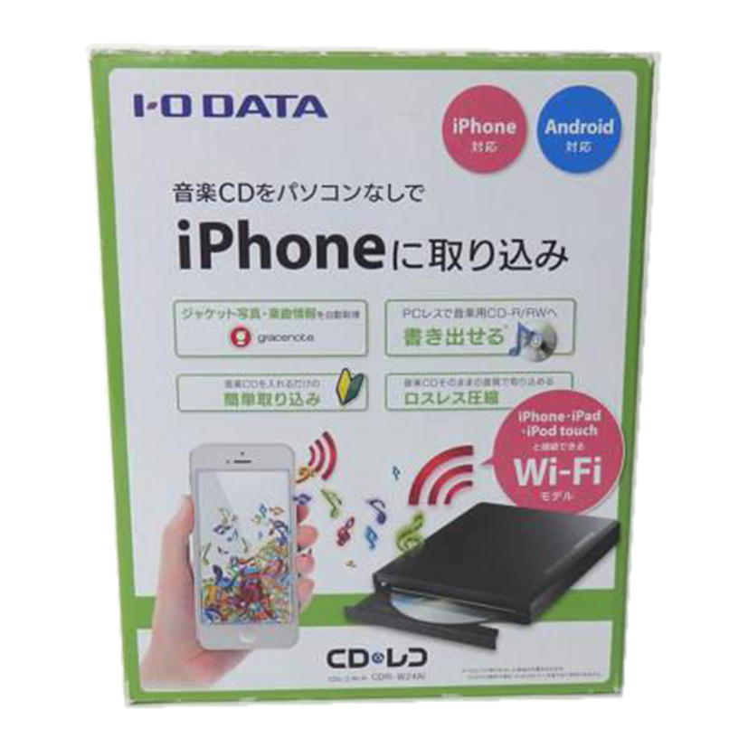 I.O DATA アイ・オー・データ/CDレコ Wi-Fi/CDRI-W24AI//DC430665771C/Bランク/84