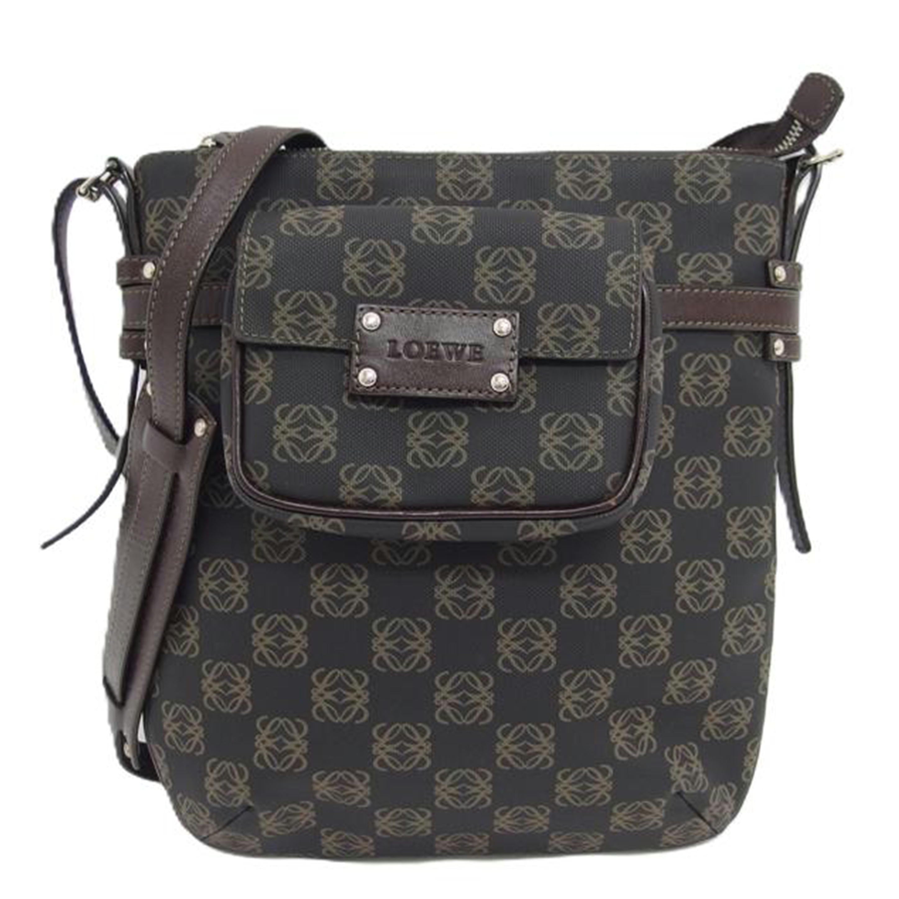 LOEWE ロエベ/アナグラム ショルダーバッグ/ブラウン//290***/ABランク/04