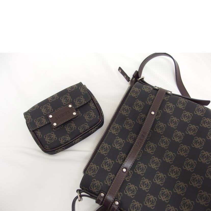 LOEWE ロエベ/アナグラム ショルダーバッグ/ブラウン//290***/ABランク/04