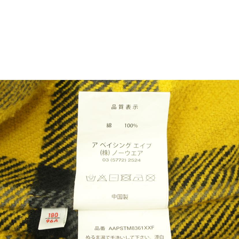 Aape エーエイプ/ネルシャツ/AAPSTM8361XXF//ABランク/75