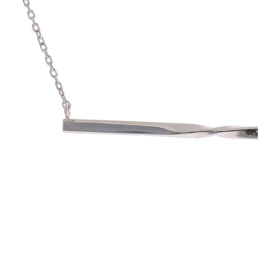 K18WGダイヤネックレス0.11ct//Aランク/92