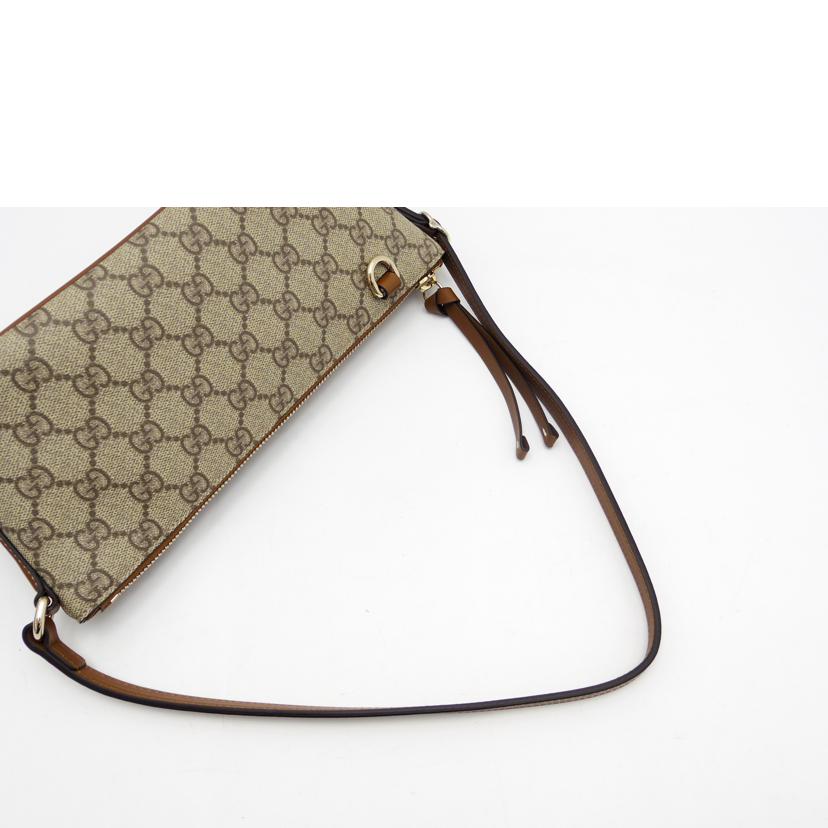 GUCCI グッチ/GGエンブレム ショルダー/ベージュ /847281//SAランク/75