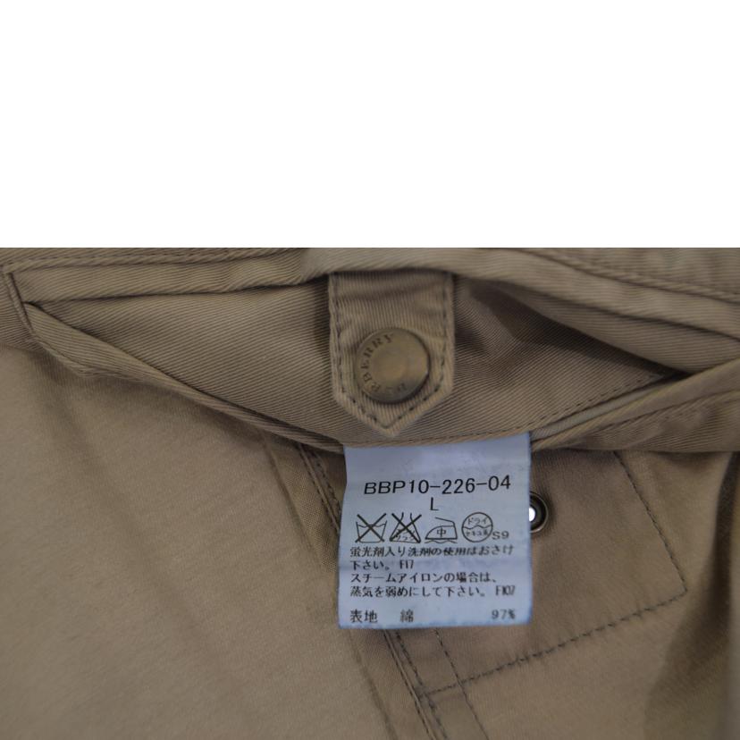 BURBEERY バーバリー/ノバチェックコットンメンズジャケット/Lサイズ/BBP10-226-04//Bランク/89