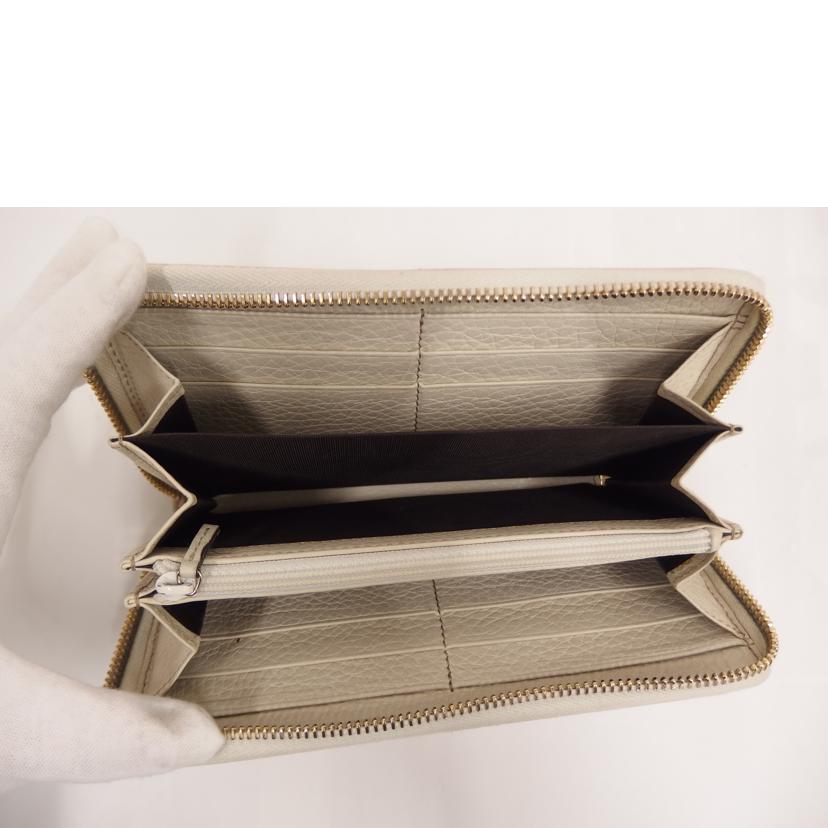 GUCCI グッチ/インターロッキング/カーフ/アイボリー/308004//Bランク/82