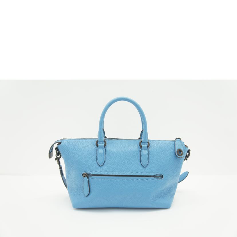 COACH コーチ/コーチサッチェルハンドフラワーアップリケ/ブルー/CE741//B23**/Aランク/75