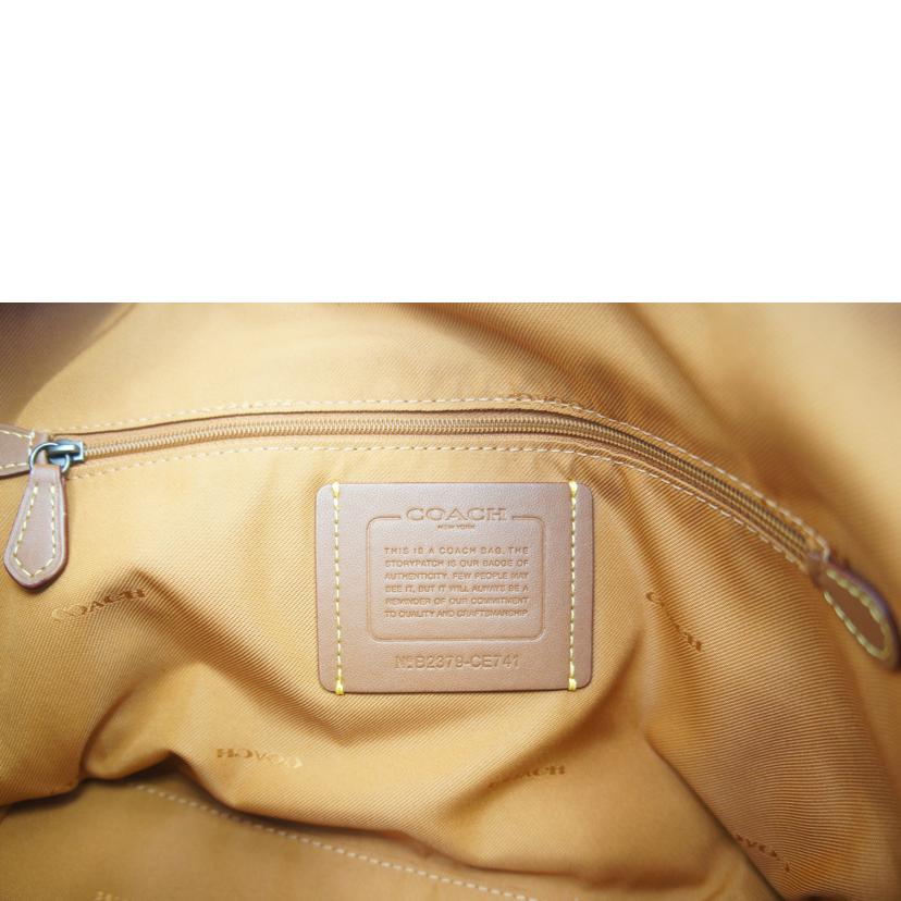 COACH コーチ/コーチサッチェルハンドフラワーアップリケ/ブルー/CE741//B23**/Aランク/75