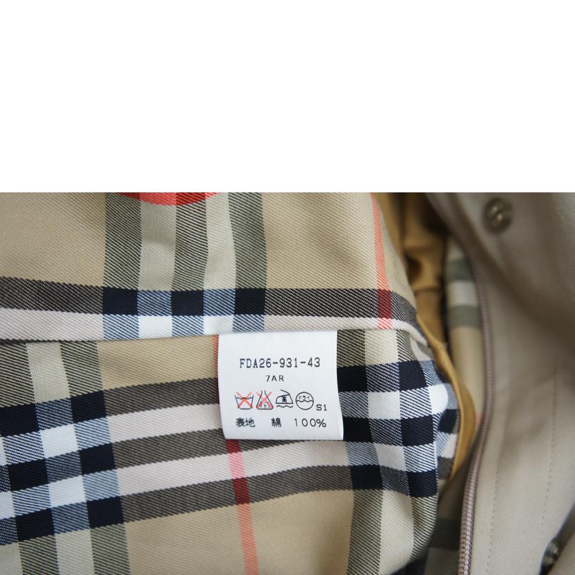 BURBERRY'S バーバリーズ/BURBERRY'S トレンチコート ベージュ//BCランク/78