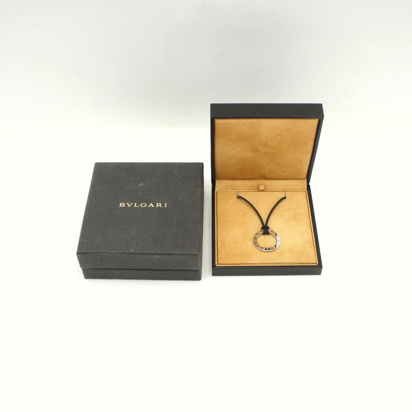 BVLGARI ブルガリ/750WGキーリングネックレス//ABランク/94