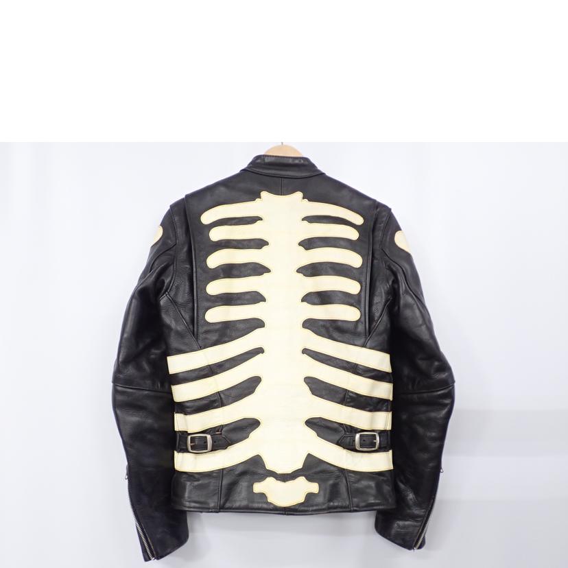VanSon バンソン/★VanSon ボーンシングルライダースレザーJKT //34/Cランク/62