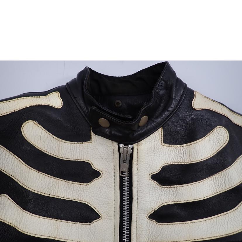 VanSon バンソン/★VanSon ボーンシングルライダースレザーJKT //34/Cランク/62
