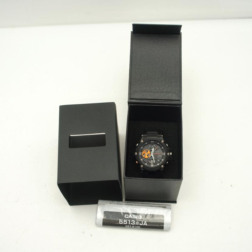 CASIO カシオ/G-SHOCK/G-STEEL/タフソーラー/GST-B100-1A4//Aランク/75