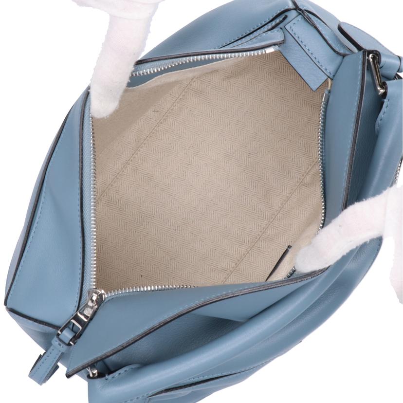 LOEWE ロエベ/パズルバッグ ミディアム 2Way ショルダーバッグ/ブルー//011***/Aランク/01