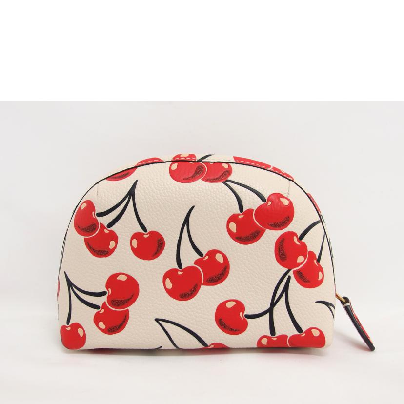 COACH コーチ/ジュリエンヌ/ポーチ/チェリー柄/CA805//B22**/Aランク/04