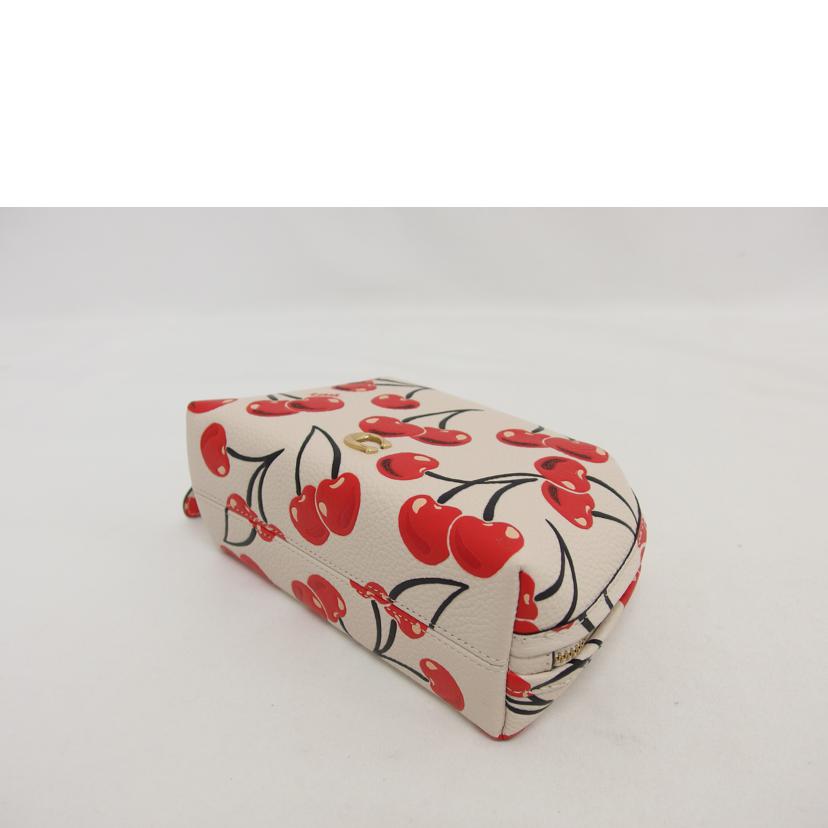 COACH コーチ/ジュリエンヌ/ポーチ/チェリー柄/CA805//B22**/Aランク/04