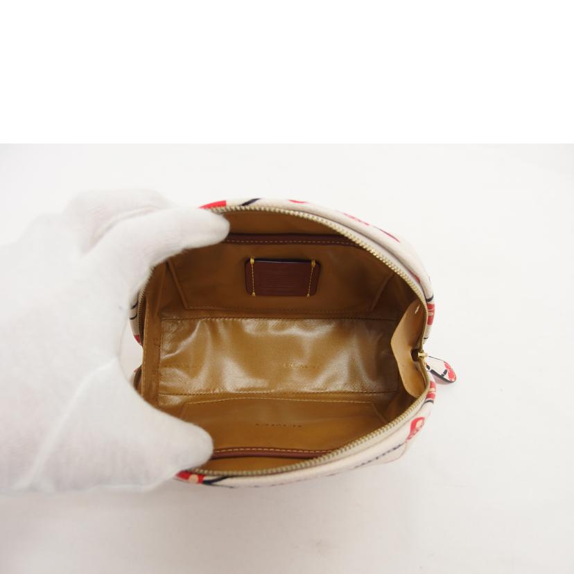 COACH コーチ/ジュリエンヌ/ポーチ/チェリー柄/CA805//B22**/Aランク/04