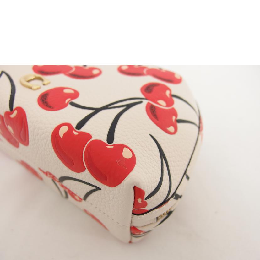 COACH コーチ/ジュリエンヌ/ポーチ/チェリー柄/CA805//B22**/Aランク/04