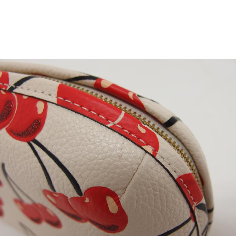 COACH コーチ/ジュリエンヌ/ポーチ/チェリー柄/CA805//B22**/Aランク/04