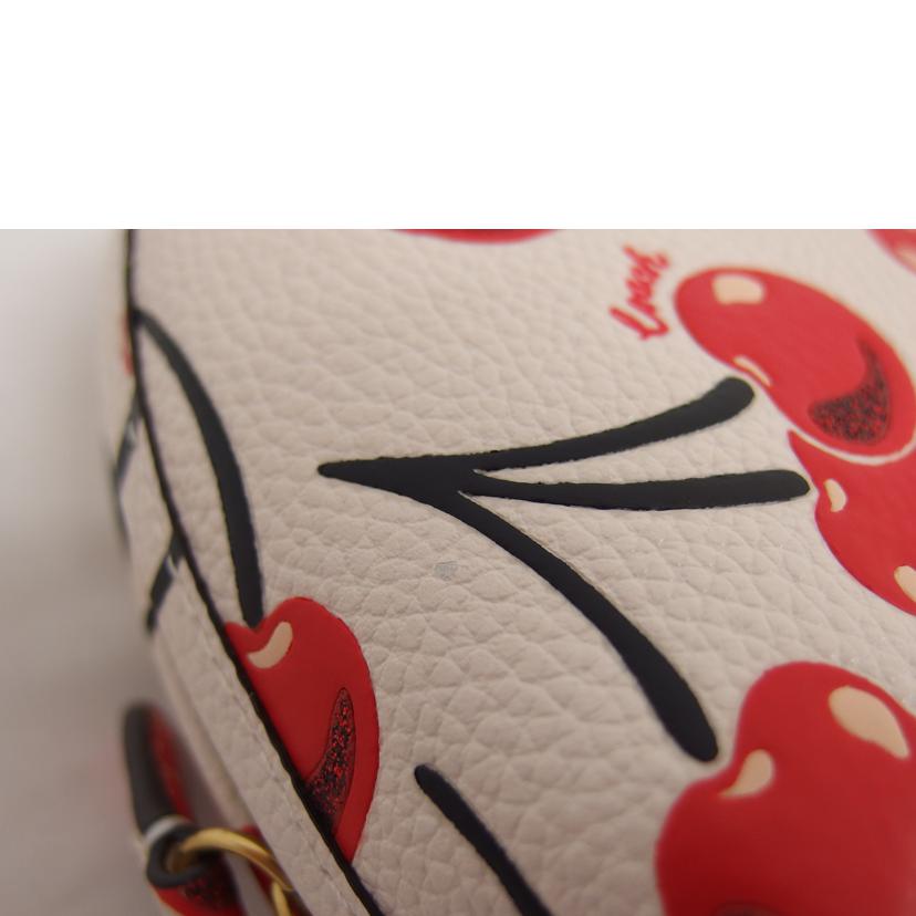 COACH コーチ/ジュリエンヌ/ポーチ/チェリー柄/CA805//B22**/Aランク/04