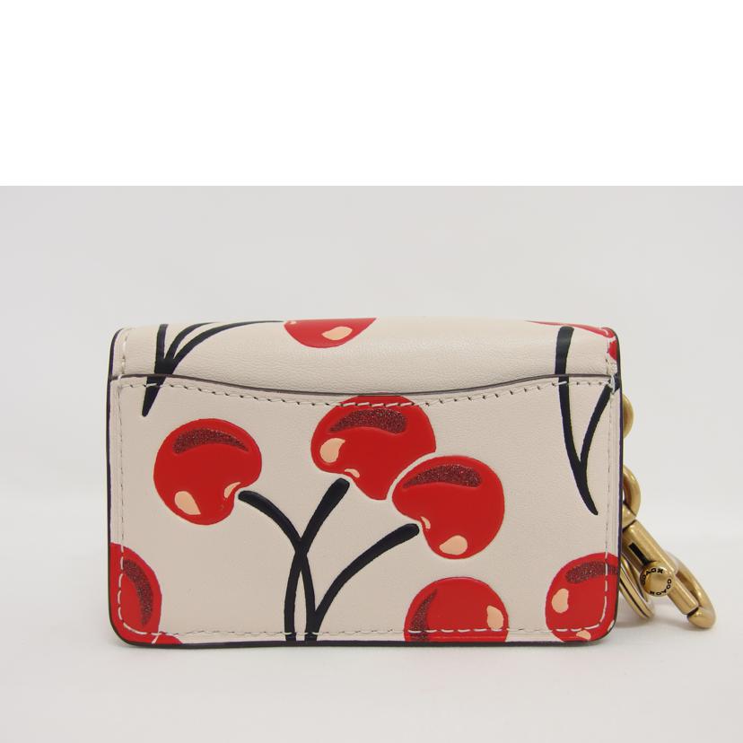 COACH コーチ/ミニタビー バッグチャーム/チェリー柄/CA334//B22**/Aランク/04