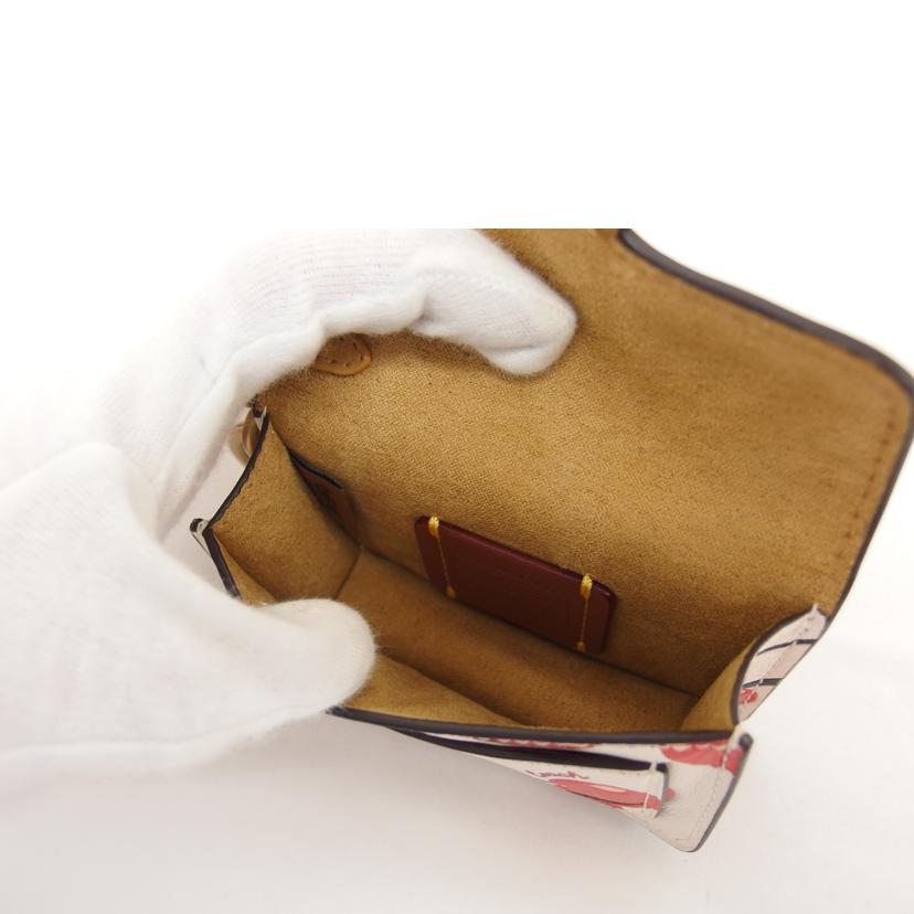 COACH コーチ/ミニタビー バッグチャーム/チェリー柄/CA334//B22**/Aランク/04