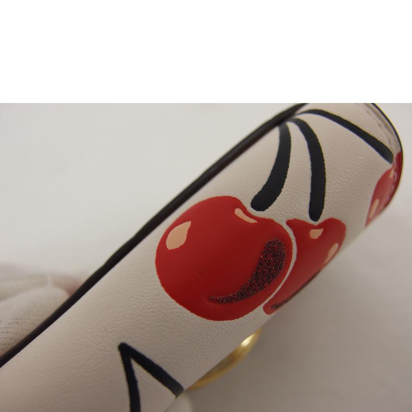 COACH コーチ/ミニタビー バッグチャーム/チェリー柄/CA334//B22**/Aランク/04