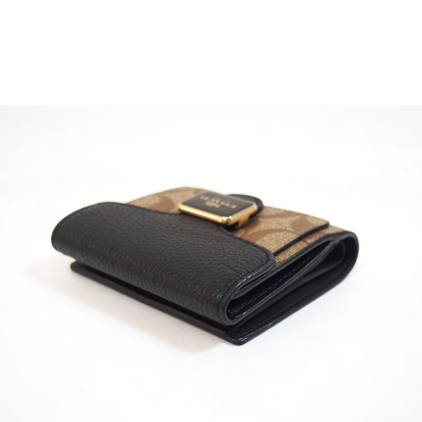 COACH コーチ/シグネチャーロゴコンパクトウォレット/C7805//H22**/ABランク/71