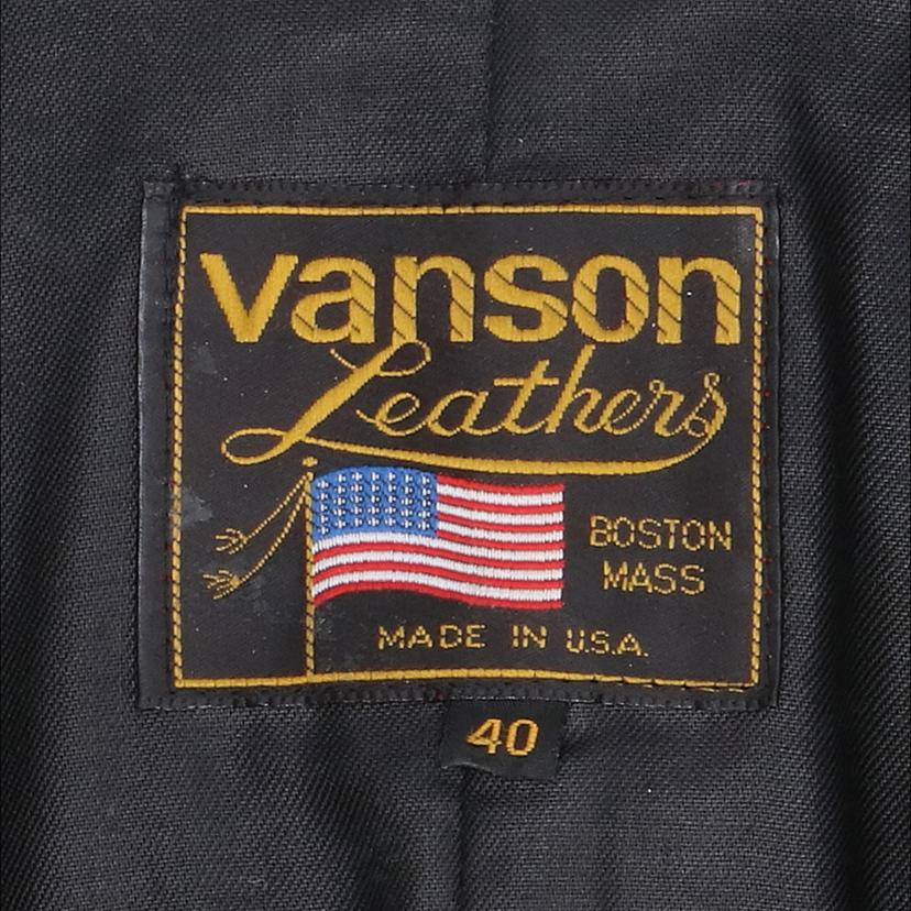 VANSON バンソン/レースチームジャケット/シングル限定/USA製/希少//ABランク/24