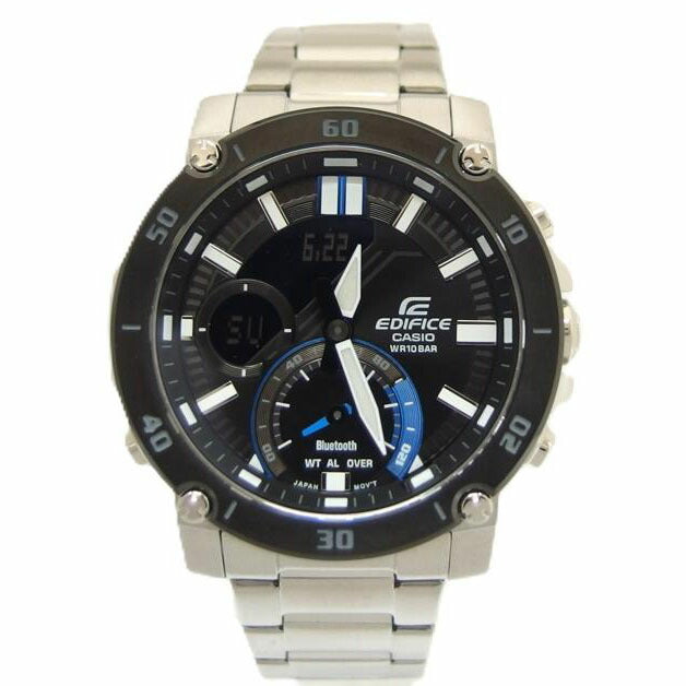 CASIO カシオ/EDIFICE ソーラー/デジアナ/スマホリンク/ECB-20YDB-1AJF//206********/SAランク/04