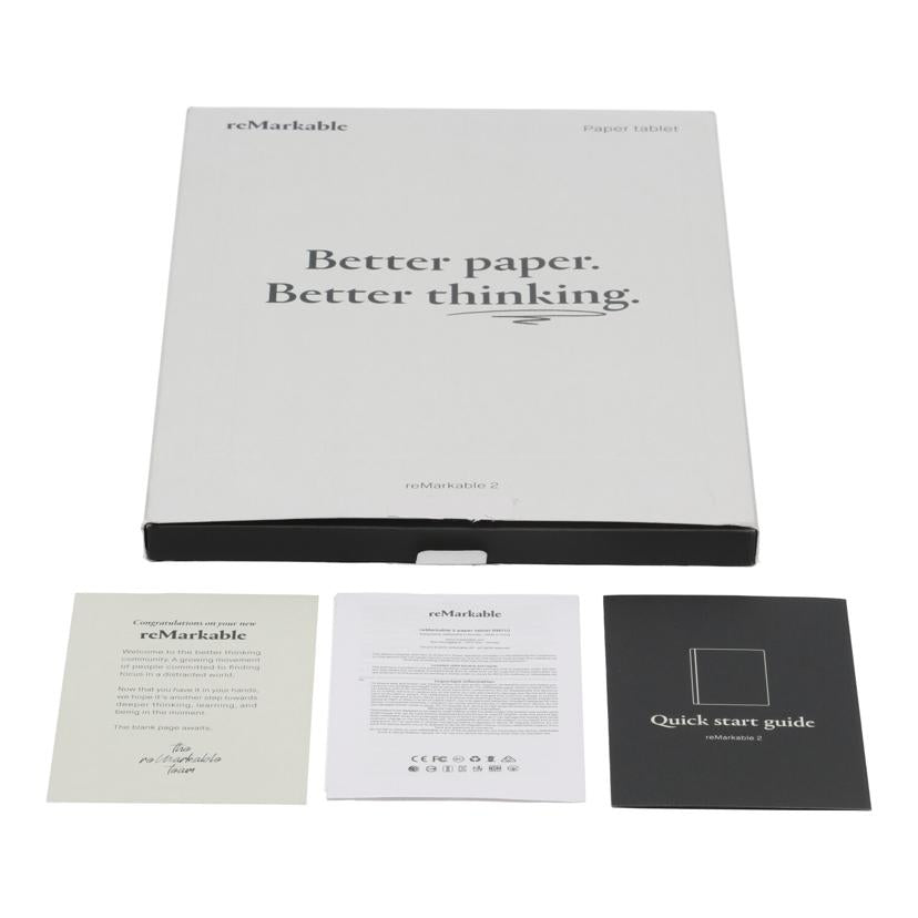 reMarkable リマーカブル/デジタルペーパータブレット/reMarkable2//RM110-219-92588/ABランク/09