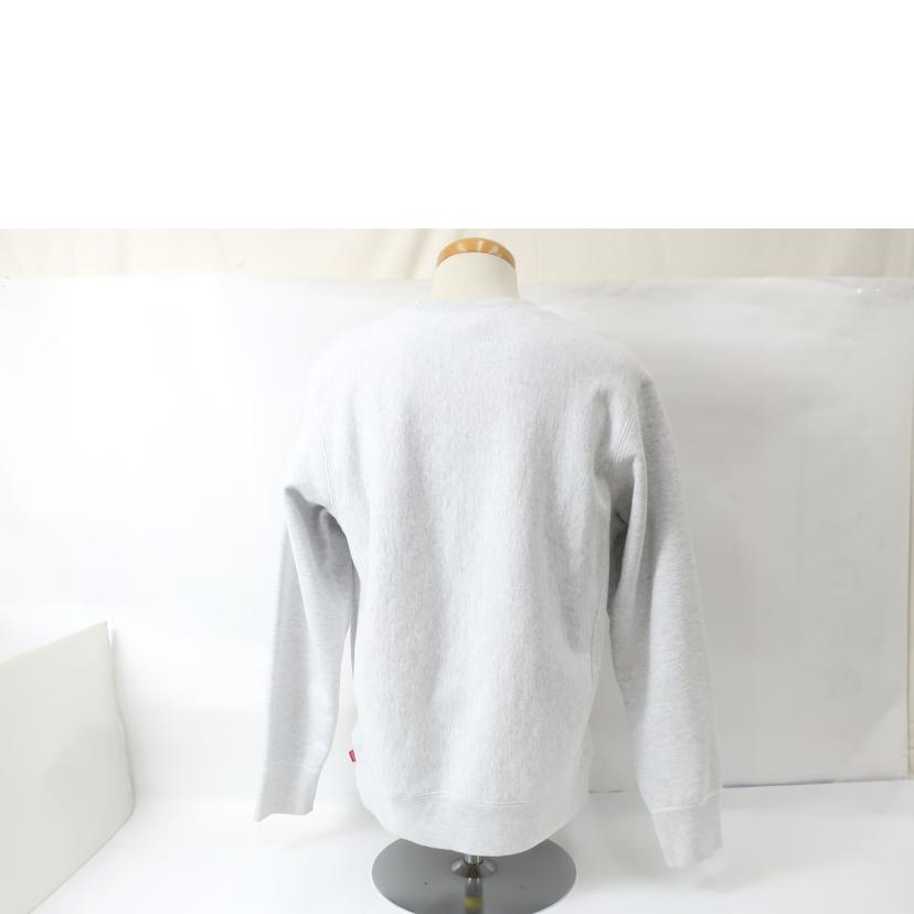 Supreme シュプリーム/ボックスロゴ クルーネック ライトグレー Mサイズ//Aランク/65