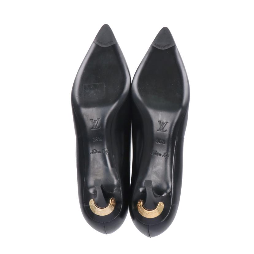 LOUIS VUITTON ルイヴィトン/バックロゴレザーパンプス/36 1/2//NL0099/Aランク/91