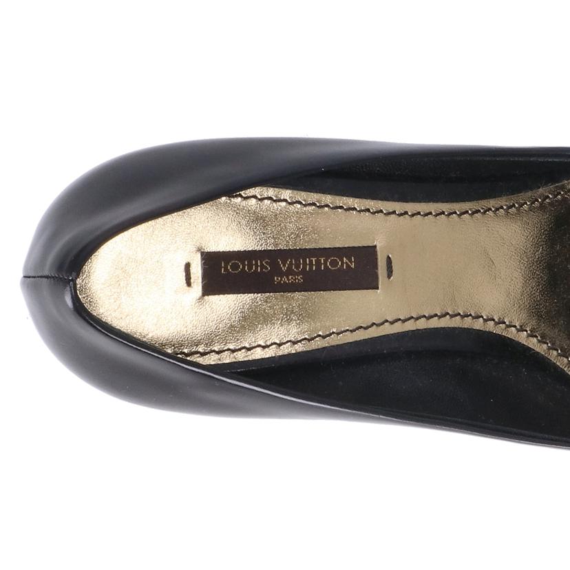 LOUIS VUITTON ルイヴィトン/バックロゴレザーパンプス/36 1/2//NL0099/Aランク/91