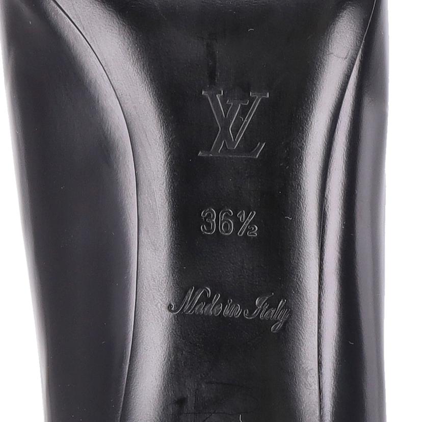 LOUIS VUITTON ルイヴィトン/バックロゴレザーパンプス/36 1/2//NL0099/Aランク/91