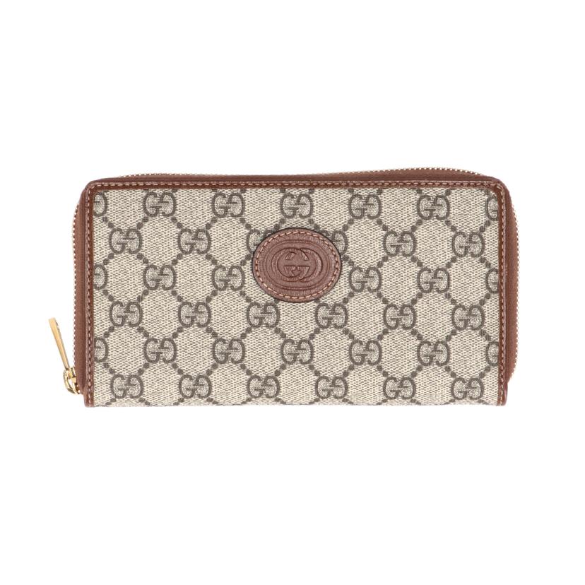 GUCCI グッチ/インターロッキングG ジップアラウンド/673003//498***/ABランク/93