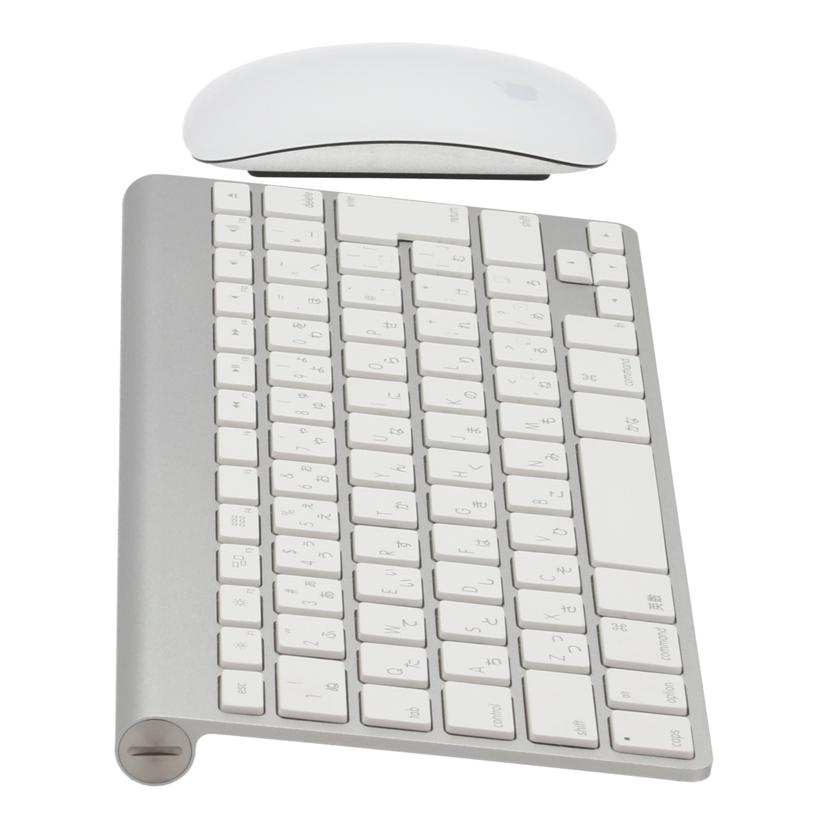 Apple アップル /ワイヤレスキーボード+ワイヤレスマウス/A1314+A1296//DG744920NUXDRD7AJ/CC24462098KDFFGAP/Bランク/62
