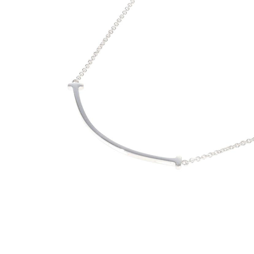 TIFFANY&Co ティファニー/SV925/Tスマイルネックレス/廃盤品//Aランク/75